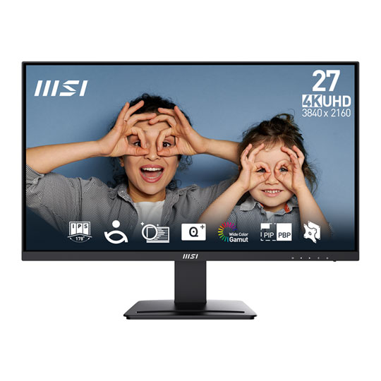 MSI PRO 27" MP273U 4K UHD IPS Business Monitor with Speakers