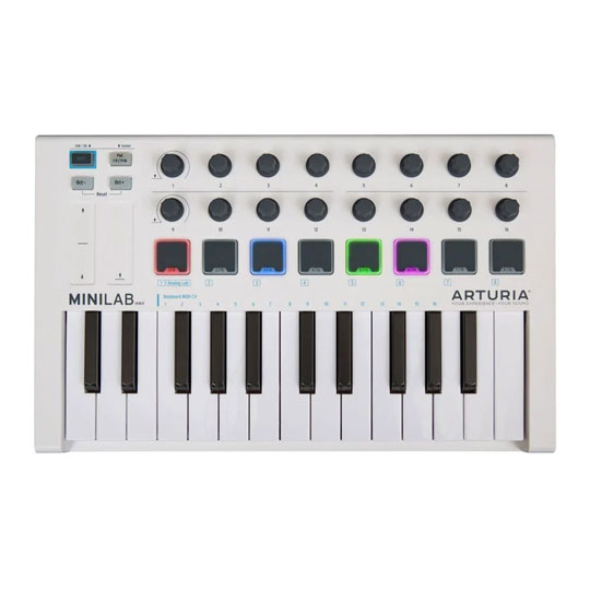 Arturia MiniLab Mk II Portable MIDI Controller and FREE copy of Analog Lab worth £169