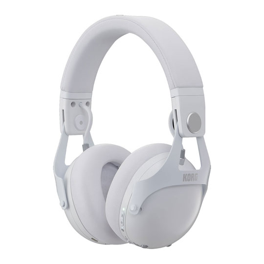 (Open Box) Korg NC-Q1 Active Noise Cancelling Wired/Wireless DJ Class Headphones White