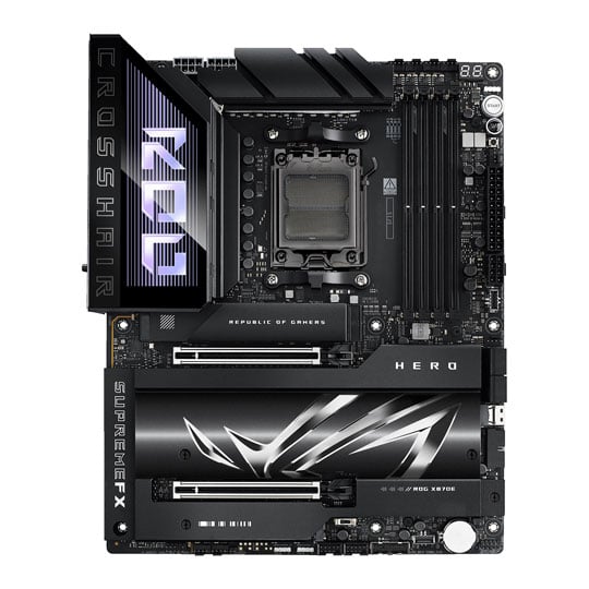 ASUS ROG CROSSHAIR X870E HERO AM5 DDR5 PCIe 5.0 ATX Motherboard