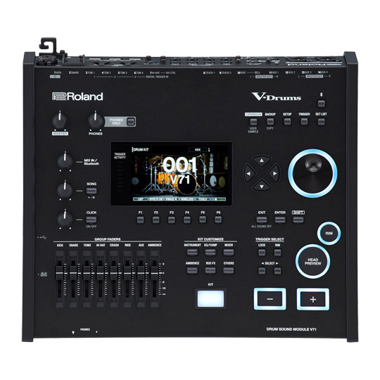 Roland VAD716 Flagship V-Drums Kit - Satin Walnut : image 3