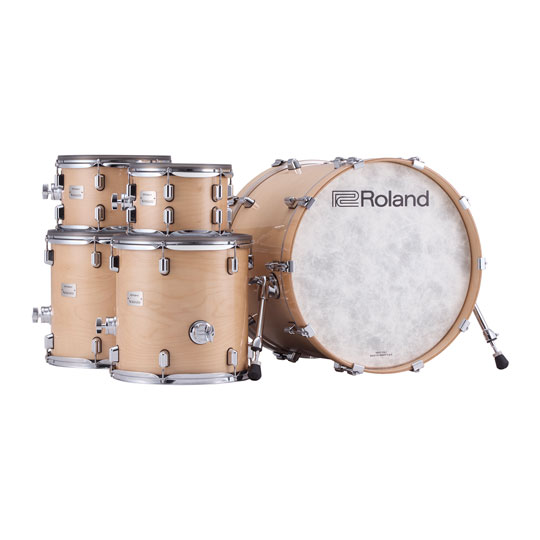 Roland VAD716 Flagship V-Drums Kit - Gloss Natural