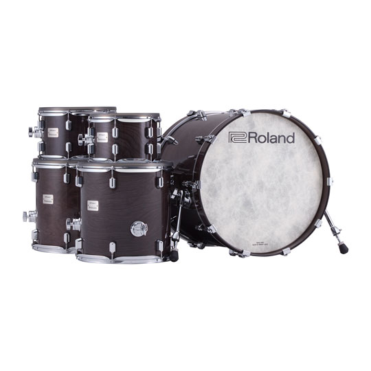 Roland VAD716 Flagship V-Drums Kit - Gloss Ebony