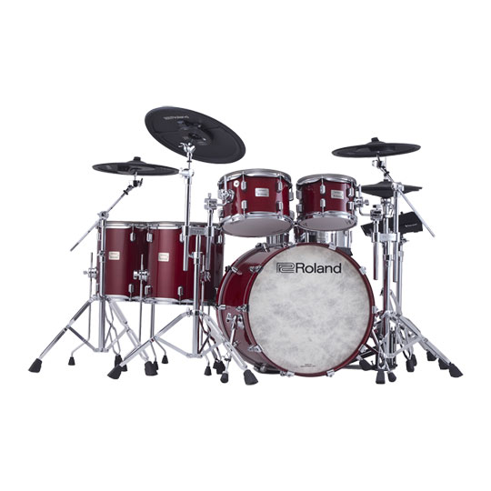 Roland VAD716 Flagship V-Drums Kit - Gloss Cherry