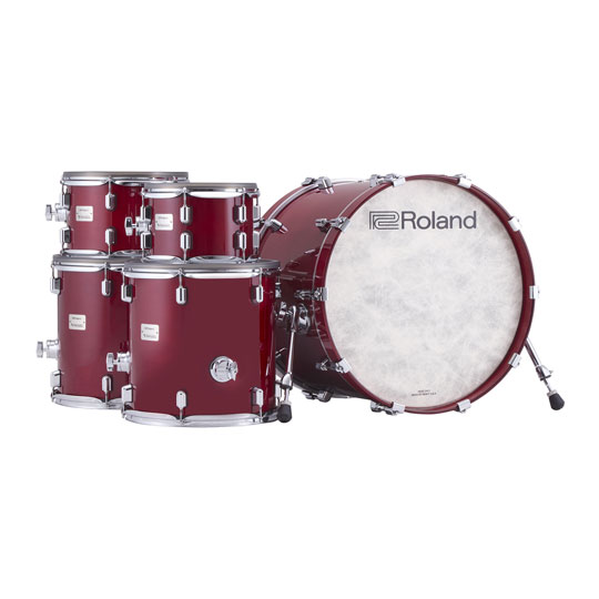 Roland VAD716 Flagship V-Drums Kit - Gloss Cherry