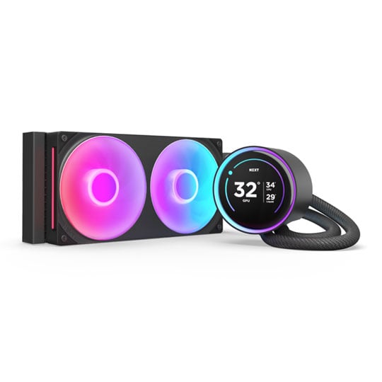 NZXT Kraken Elite 240 RGB (2024) Black AIO Intel/AMD CPU Hydro-Cooler