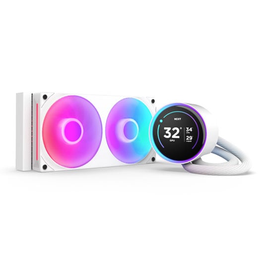 NZXT Kraken Elite 240 RGB (2024) White AIO Intel/AMD CPU Hydro-Cooler