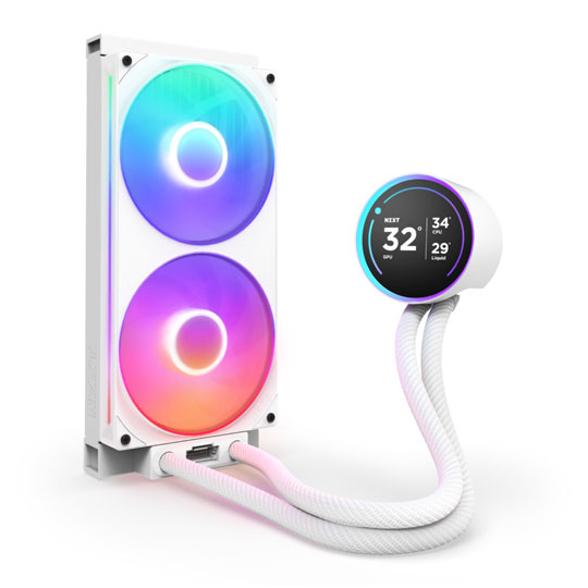 NZXT Kraken Elite 280 RGB (2024) White AIO Intel/AMD CPU Hydro-Cooler