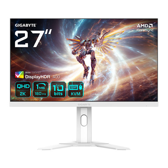 Gigabyte M27QA ICE 27" Quad HD 180Hz SS IPS FreeSync HDR Gaming Monitor