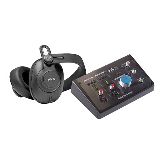 SSL 2 Interface + AKG K361 Headphones