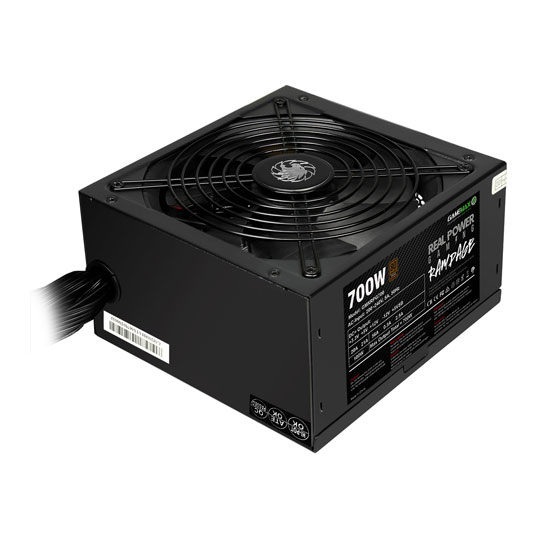 GameMax GMXRPG700 700W Black Wired 80 Plus Bronze ATX Power Supply : image 2