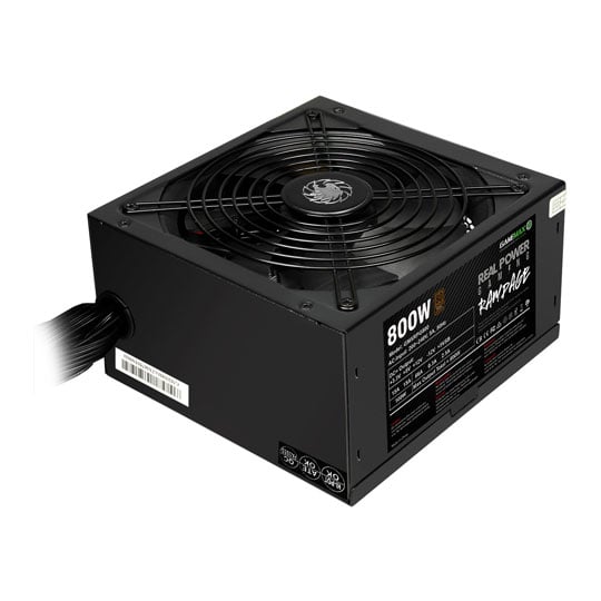 GameMax GMXRPG800 800W Black Wired 80 Plus Bronze ATX Power Supply : image 2