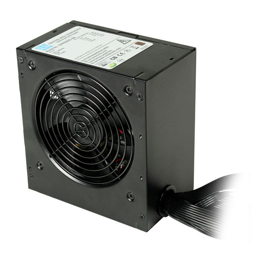 CWT GPM600S-BA 600W Black Wired 80 Plus Bronze Power Supply - White Box : image 2