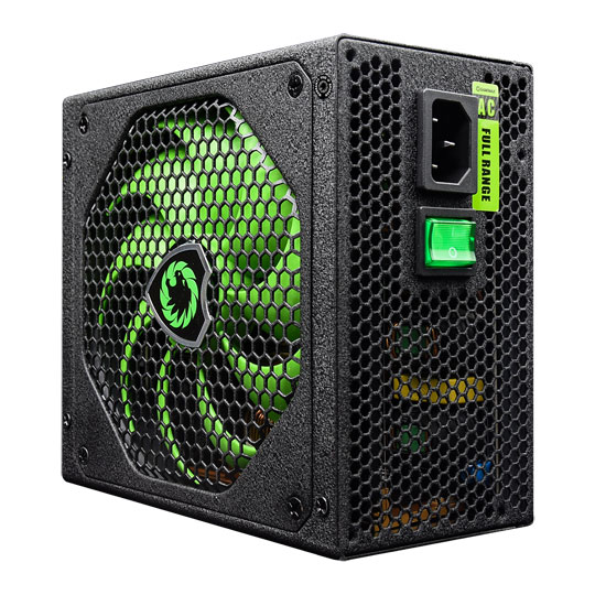 GameMax GM-800 800W Black Semi-Modular 80 Plus Bronze ATX Power Supply - White Box : image 2