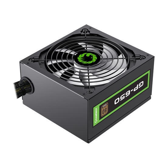 GameMax GP-650 650W Black Wired 80 Plus Bronze Power Supply : image 2