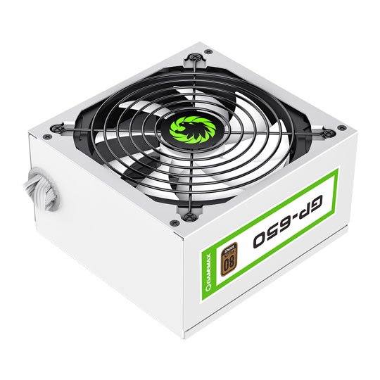 GameMax GP-650 650W White Wired 80 Plus Bronze Power Supply : image 3