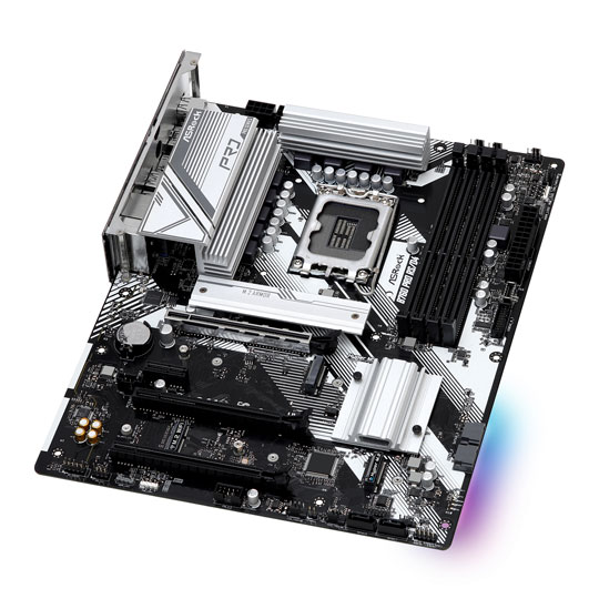 Refurbished ASRock Intel B760 PRO RS_D4 DDR4 ATX Motherboard : image 3