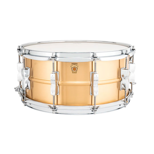 Ludwig Acro Bronze Snare Drum 14 inch x 6.5inch - Brushed