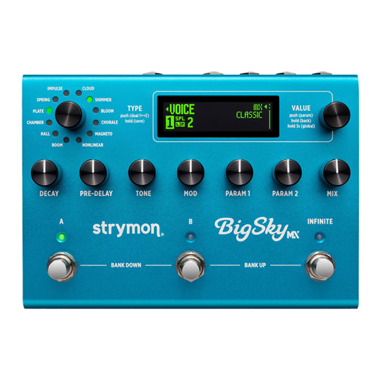 Strymon Big Sky MX Multi Reverb Pedal
