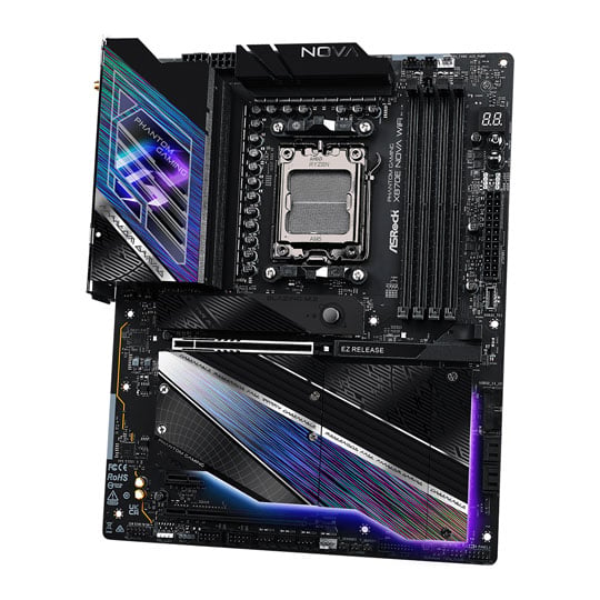 ASRock AMD X870E Nova WiFi 7 AM5 DDR5 PCIe 5.0 ATX Motherboard : image 3