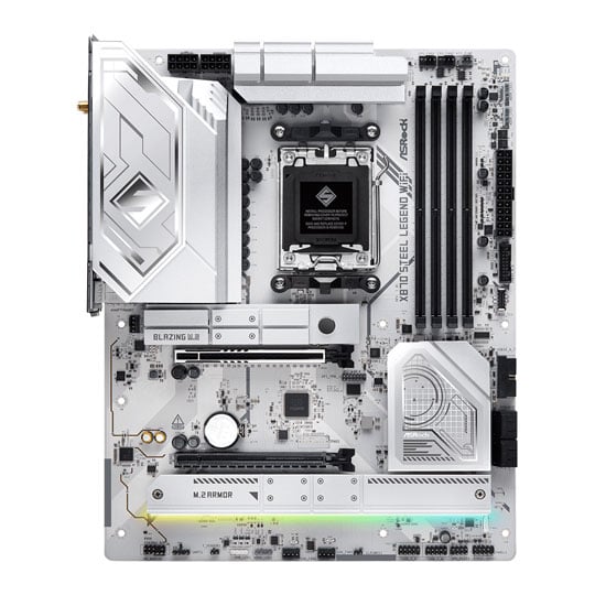 ASRock AMD X870 Steel Legend WiFi AM5 DDR5 PCIe 5.0 ATX Motherboard