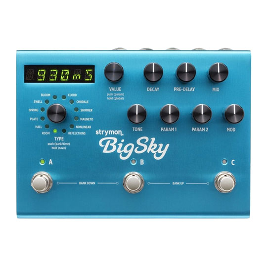 Strymon Big Sky Multi Reverb Pedal