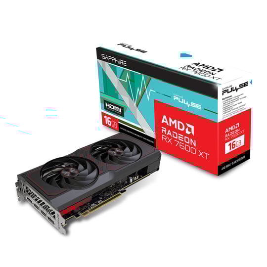 Refurbished Sapphire AMD Radeon RX 7600 XT PULSE 16GB Graphics Card