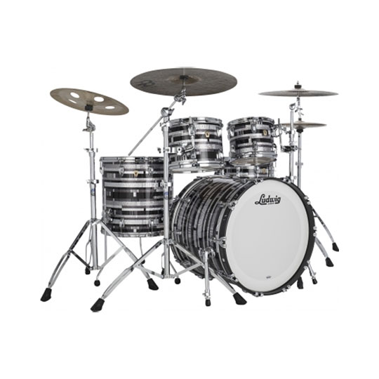 (OPEN BOX) Ludwig Classic Maple Digital Black Sparkle Drum Kit