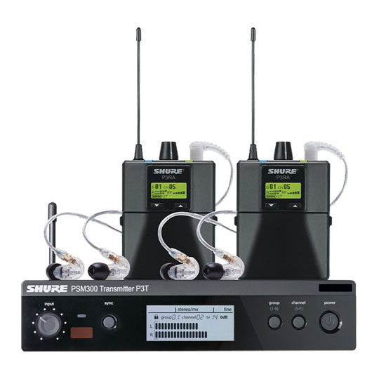 ShurePSM 300 Twin Pack Pro Wireless IEM Set