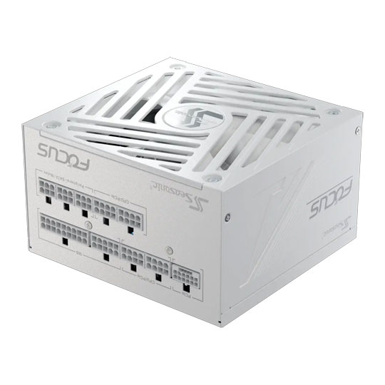 Seasonic FOCUS GX 750 Watt PCIe 5.1 Fully Modular 80+ Gold PSU, White ATX 3.1 : image 2