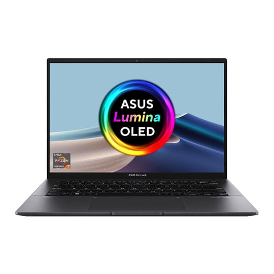 ASUS ZenBook 14" OLED 2.8k Ryzen 7 Laptop - Jade Black