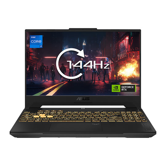 ASUS TUF Gaming F15 15.6" FHD 144Hz Intel Core i7 RTX 4070 Gaming Laptop : image 1