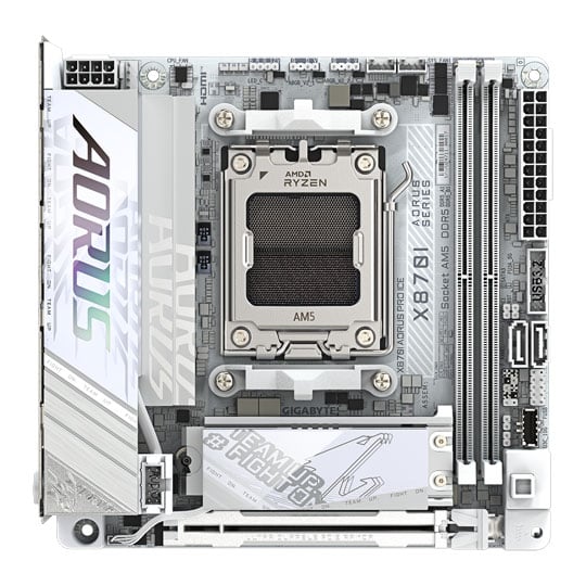 Gigabyte AMD X870I AORUS PRO ICE mITX Motherboard