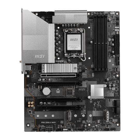 MSI PRO Z890-S WIFI DDR5 PCIe 5.0 ATX Motherboard