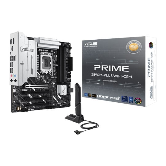 ASUS PRIME Z890M-PLUS WiFi DDR5 PCIe 5.0 Micro-ATX Motherboard