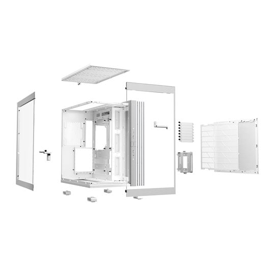 be quiet! Light Base 600 DX Windowed ARGB White PC Gaming Case : image 3