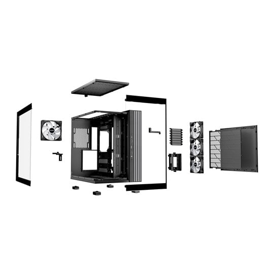be quiet! Light Base 600 LX Windowed ARGB Black PC Gaming Case : image 3