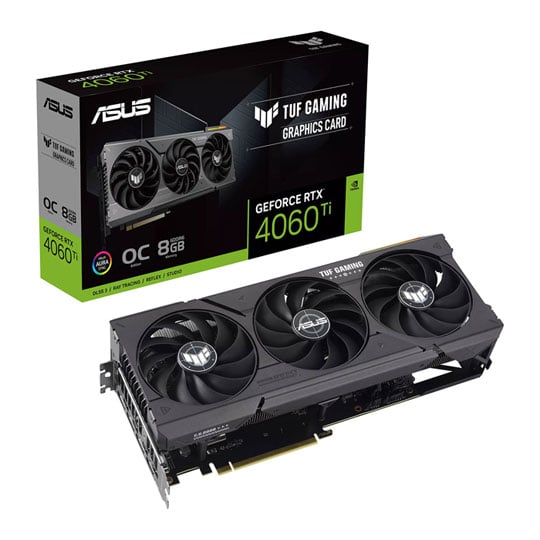 Open Box ASUS NVIDIA GeForce RTX 4060 Ti 8GB TUF Gaming OC Ada Lovelace Graphics Card