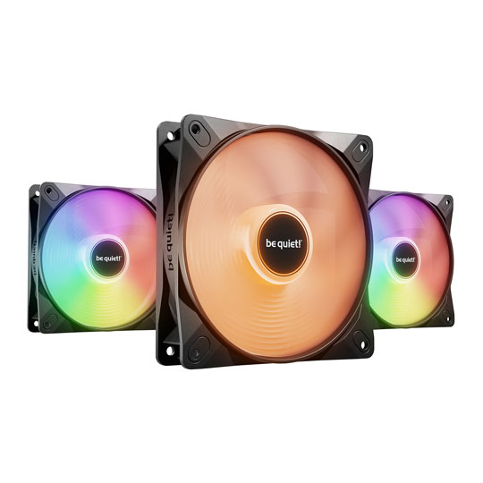 be quiet! Light Wings LX 120mm ARGB Black PWM Triple Fan Pack : image 2