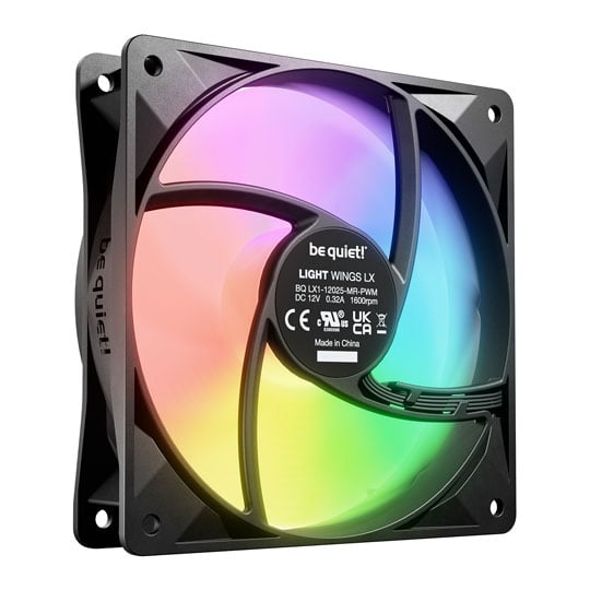 be quiet! Light Wings LX 120mm ARGB Black PWM Fan : image 4