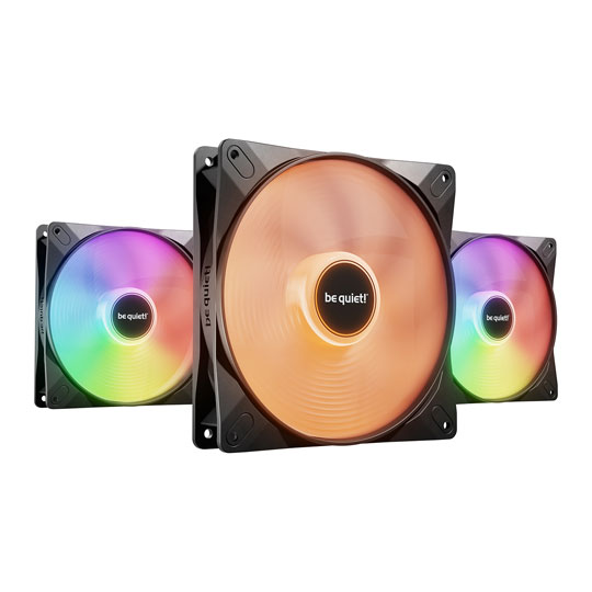 be quiet! Light Wings LX 140mm ARGB Black PWM Triple Fan Pack