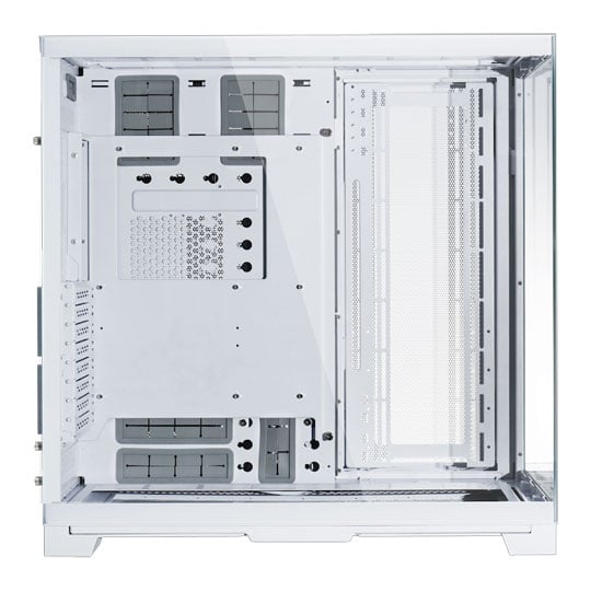 Lian Li O11 Dynamic EVO XL, White Full Tower Tempered Glass Dual Chamber PC Gaming Case : image 3