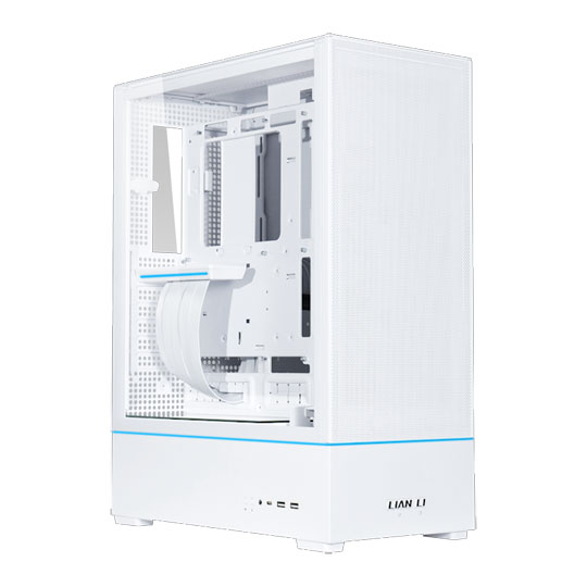 Lian Li SUP01 White Mid Tower Tempered Glass PC Gaming Case