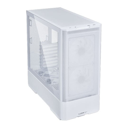 Lian Li LANCOOL 207 White Mid Tower Compact Tempered Glass PC Gaming Case : image 2