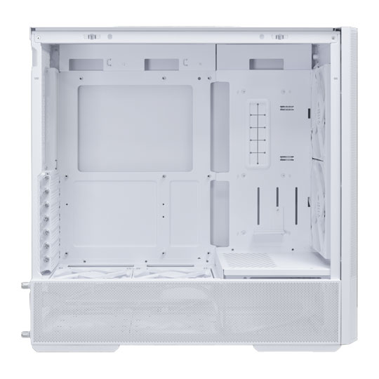 Lian Li LANCOOL 207 White Mid Tower Compact Tempered Glass PC Gaming Case : image 3