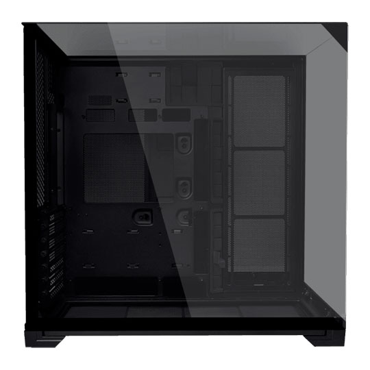Lian Li O11 Vision Compact Black Dual Chamber Mid Tower Triple Tempered Glass PC Gaming Case : image 2