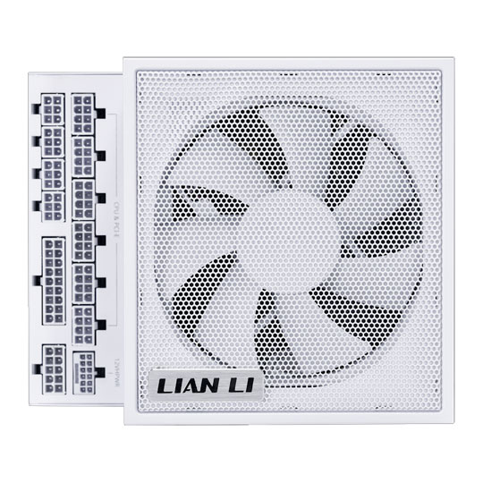Lian Li EDGE 1300 Watt Fully Modular 80+ Platinum PSU/Power Supply with USB 2.0 Hub - White : image 3