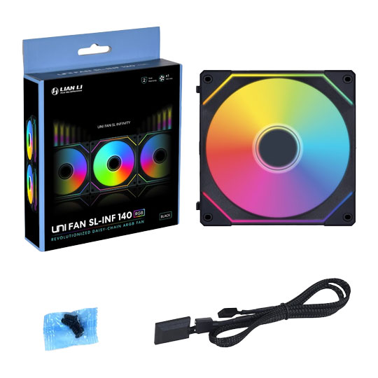 Lian Li UNI FAN SL Infinity Mirror 140mm ARGB PWM Fan Black : image 4