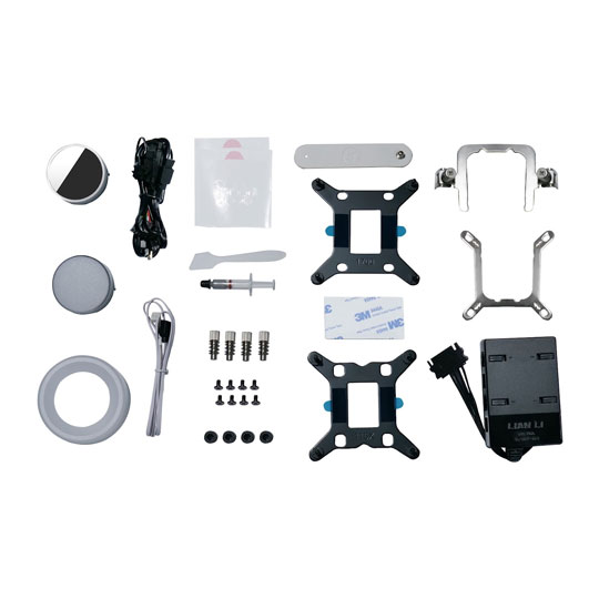 Lian Li Galahad II Trinity SL-INF 240mm White ARGB All-in-One Liquid CPU Cooler : image 4