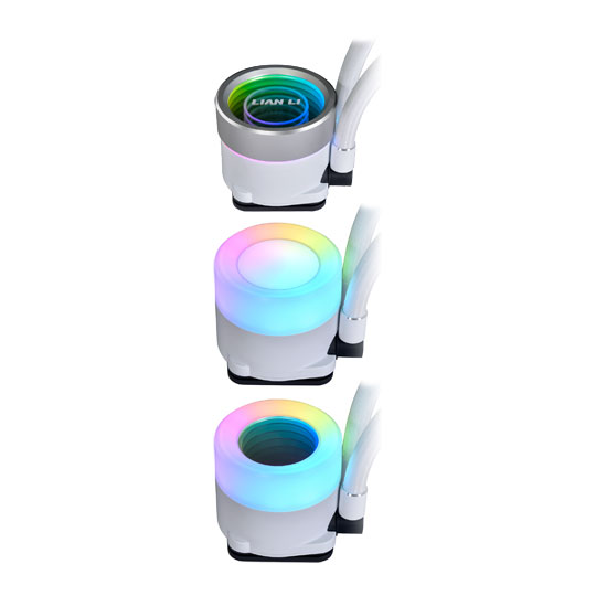 Lian Li Galahad II Trinity 360mm White ARGB All-in-One Liquid CPU Cooler : image 3